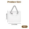 40Pcs Adhesive Picture Hangers for The Wall Plate Hangers Stick
