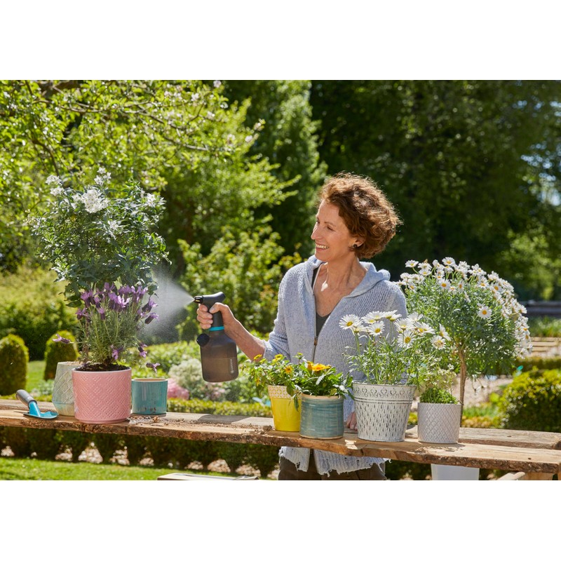 Gardena 11114-20 EasyPump Pump Sprayer with 360° Function, Brass Nozzle,