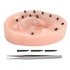 Ear Pimple Popping Toy with Tweezers Funny Blackhead Squeeze Out