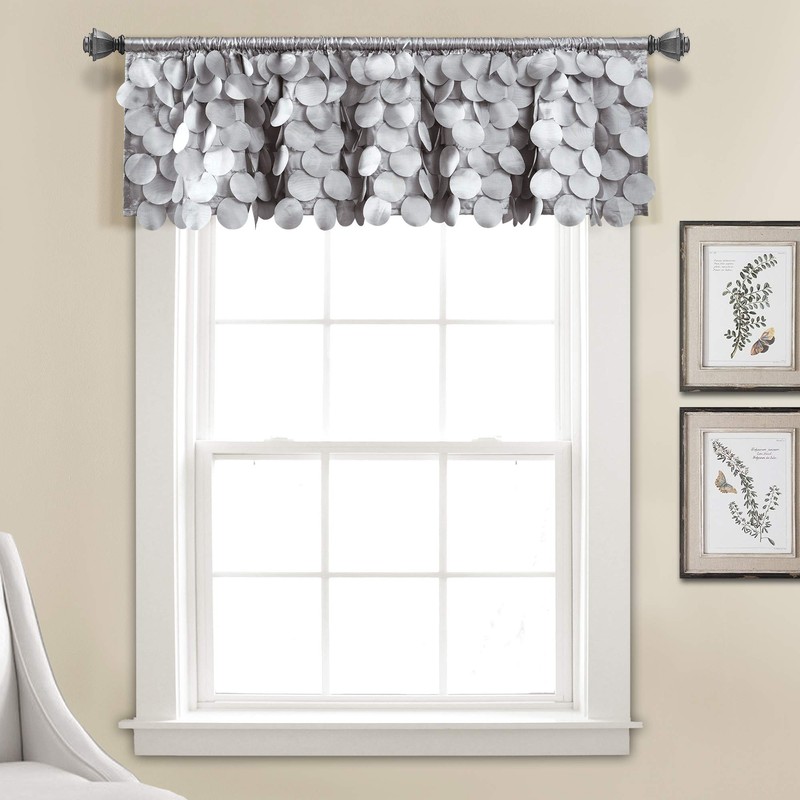 Lush Decor Gigi Valance Curtain Single 70" W x 14"