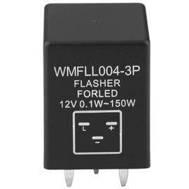 KIMISS 3 Pin EP28 Flasher Relay Decoder para luces intermitentes Plug and Play Auto Flasher Relay