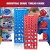 56Pcs Thread Checker, Nut and Bolt Thread Checker Standard and
