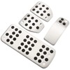 Konuooer Peugeot Brake Gas Clutch Foot Pad 4 Piece Pedal
