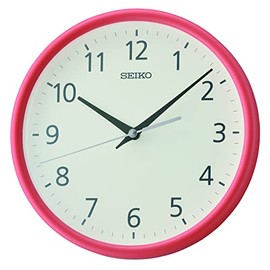 Seiko QXA804E Analogue Wall Clock Orange