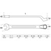 BGS 30126 | Combination Spanner | offset | 26 mm