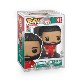 Epic Collectibles Pop Football Soccer - Mohamed Salah Liverpool Vinyl Figure Collectibles Bundle with Compatible Funko Box Protector