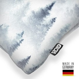 VOID Forest Mist Cushion Cover Sofa Cushion Cover Decorative Christmas Winter Christmas Decoration Cushion Size: 40 x 40 cm
