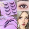 False Eyelashes, Natural, 5 Pairs Popular, Clear, Axis, Core, Soft,