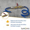 Lumonic Ball Valve 1/4 Inch with Quick Coupling and Plug
