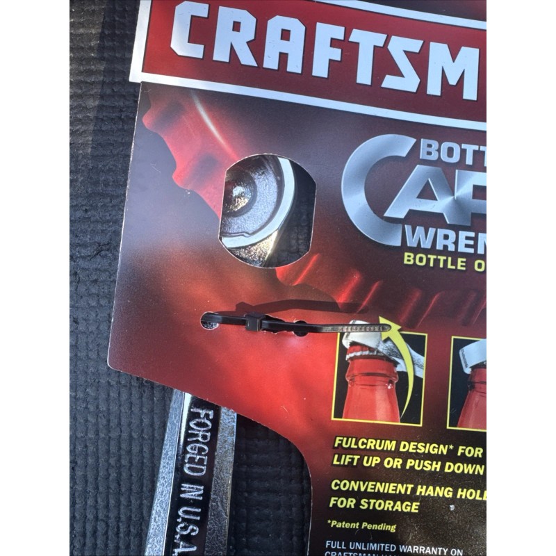 Craftsman USA MADE VERSION SEARS Craftsman Bottle Cap Wrench Bottle