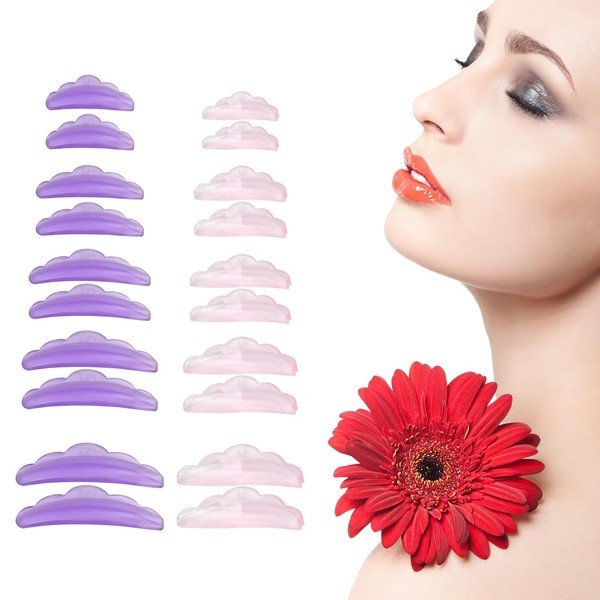 Godneei Wimpernlifting Set, 20 Stück Lash Lifting Pads in 5