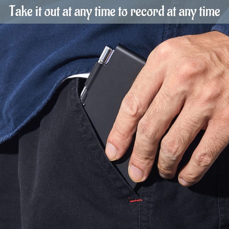 2 Pieces Metal Pocket Notebook with Pen and Refillable Paper,