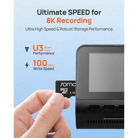70mai Micro SD Card 32GB Memory Card, Up to 100MB/s, Suitable for 70mai Dash Cam 1S, Lite 2, A400, M300, A500S, A510