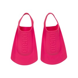 arena Unisex Kids Junior Swim Training Fins for Lap Swimming, Open Heel and Hydrodynamic Slits, Pink, Size 12.5-13.5 US, 30-31