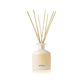 APOTHEKE Luxury Scented Oil Reed Diffuser, Canvas, 6.7 oz - Linen, Musk & Lily of The Valley Fragrance Oil, Pure, Alcohol Free, Unique Formulation, Strong, Lasting, Beautiful, Artisan Crafted