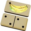 Azeeda 'Ripe Bananas' Domino Set & Box (DM00040687)