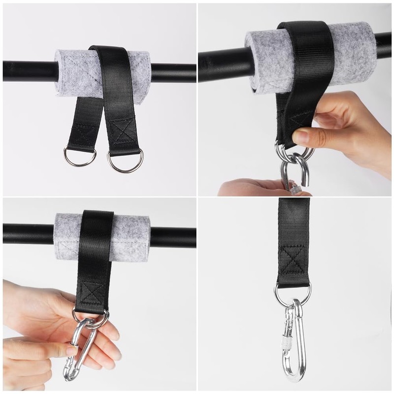 ABOHU Tree Swing Hanging Straps, 2 Pcs Adjustable Hanging Rope