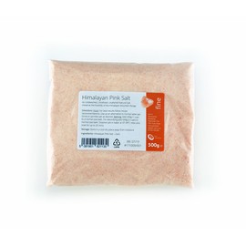 Himalayan Pink Salt Fine Grade 500g - Natural & Unrefined Pink Salt from The Himalayas
