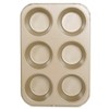Glad Jumbo Muffin Pan Nonstick - Heavy Duty Metal Cupcake