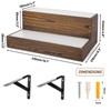 Wine Rack with LED Light Liquor Bottle Display Shelf Wall