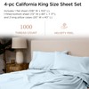 Threadmill California King Sheets - 1000 Thread Count Luxury Bed