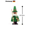 Christian Ulbricht Räuchermann Mini Wichtel grün 10cm Erzgebirge