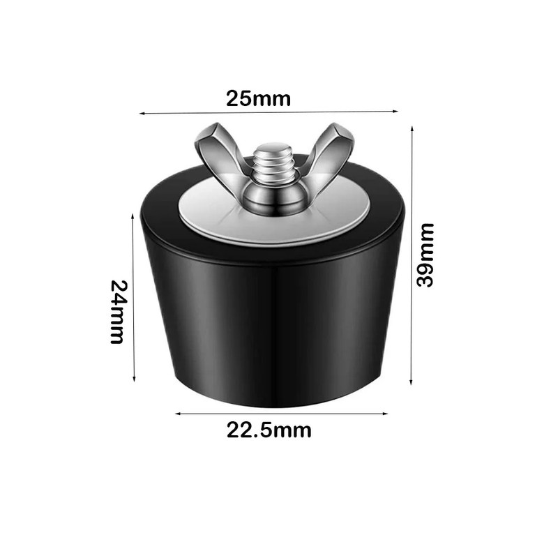 4 Pack 45mm Rubber Pool Winterizing Expansion Plugs with Stainless