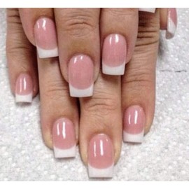 Triple Vitamin Dip Powder Nail Liquid Set - Gel Base Activator Gel Top Set 3 (Step 2-4) 18ml - NO LED UV/LAMP Needed, Color French Pink White Nail Dipping Powder DIY Professional Home Salon