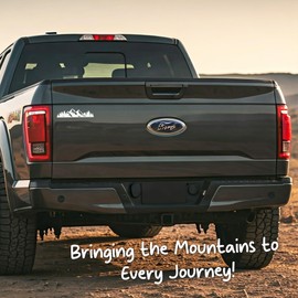 GRITKULTURE Snow Mountain Tree Decal Sticker 6.7inch Wide Premium Badge Universal for SUV, Subaru, Trucks, Tailgate, Cars, Windows, Emblem Auto Decoration Accessories (White)