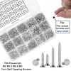 FandWay M2 M2.3 M2.6 M3 Tapping Screws Set, 760 Pieces