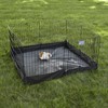 MidWest Homes for Pets Square Exercise Pen Fabric Mesh Bottom