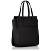Kuko 2253111306 Tote Bag, Leather 2-Way Mini Tote Bag, black