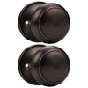 Probrico Dummy Door Knobs Half Door Handles for Closet French