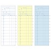 溝端紙工印刷 会計伝票 3枚複写K3 （50組×5冊入） 青 幅75ｘ縦210mm 5冊入