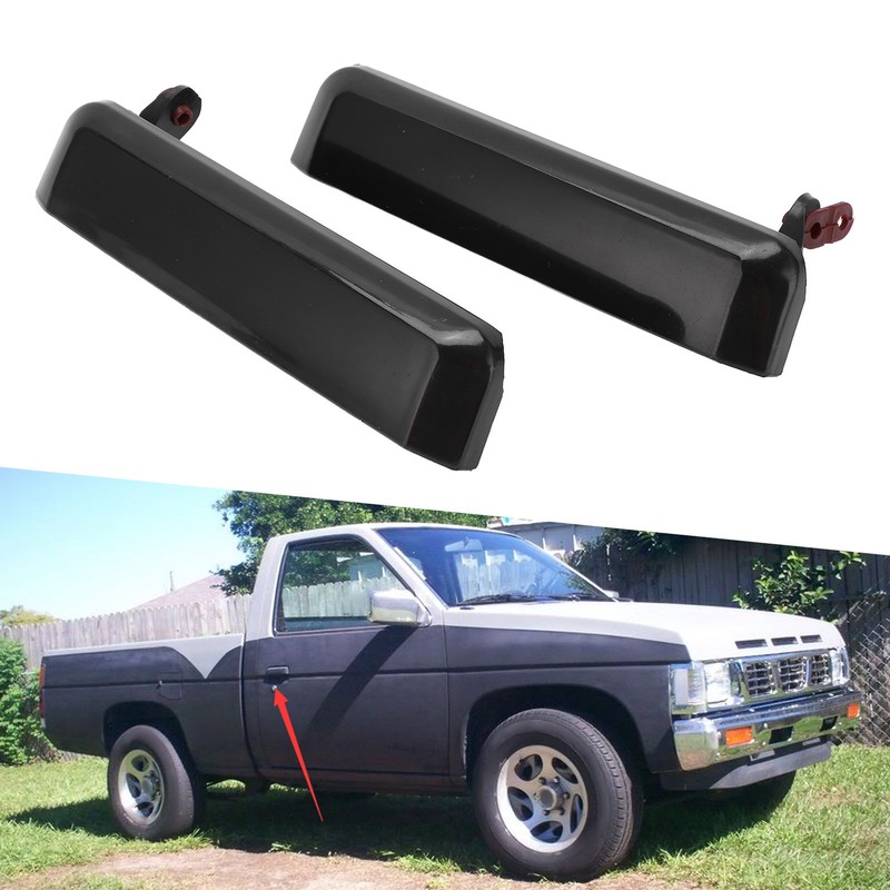 Pair Front Exterior Door Handle 8060701A10 Replacement for Nissan D21