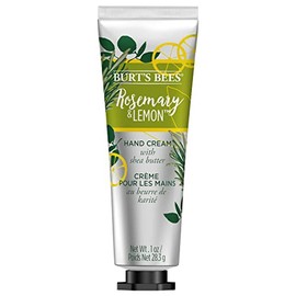 Burts Bees Crema de manos de romero y limón con manteca de karité, 1 onza (el paquete puede variar)
