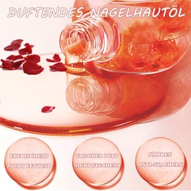 Virellay Rose Nail Cuticle Oil, Nail Oil Repair & Protect, Nourishing Nail Cuticle Oil, Cuticle Care for Hands, Nails, Cuticles, Rose Dried Flowers Nail Care Cuticle Oil (Rose, 15 ml)