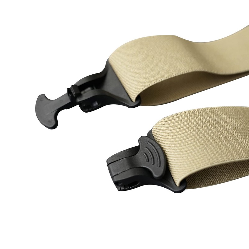 MELOTOUGH X back suspenders airport friendly Suspenders,NO buzz with Plastic