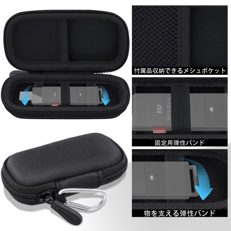 (Case Only) BUFFALO External SSD 250 GB 500 GB 1.0