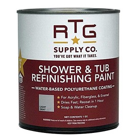 RTG Shower & Tub Refinishing Paint (Light Gray)