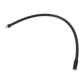 X AUTOHAUX 16" Tire Inflator Air Pump Hose Adapter Extension Locking Tire Chuck Tube Connection for Standard America Valve Without Air Release Valve for Car Mountain Bike Motorcycle