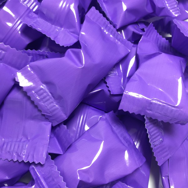 Buttermints - 13 oz. Bag - Approximately 100 Individually Wrapped Mints (Purple)