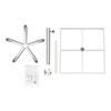LIAPDG Stainless Steel Spray Paint Rack, Rotation Painting Spraying Stand
