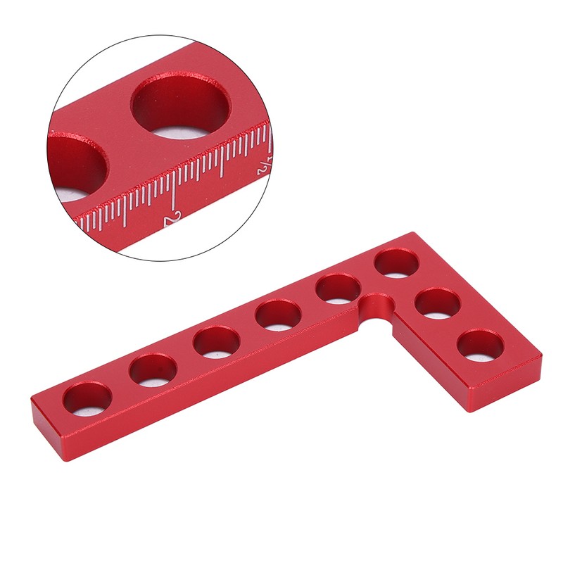 90 Degree Positioning Squares Right Angle Ruler Woodworking Tools Inch