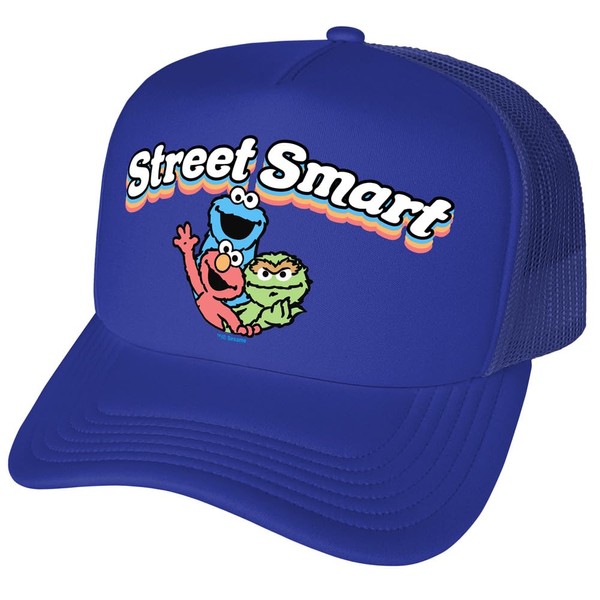 Popfunk Official Sesame Street Smart Foam Snapback Trucker Hat -