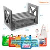 Besuerte Wooden Counter Stand Detergent Holder-laundry Detergent Organizer-Liquid Detergent Dispenser-Farmhouse