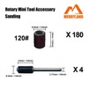 Merryland Drum Sander Sanding Band for Dremel 184pcs, 120# 1/4"