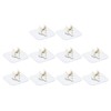 QUARKZMAN Pack of 10 PVC Water Pipe Clamp Brackets Fits