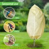 Bonviee 2 Packs Plant Covers Freeze Protection-78.74”×94.48” Large Tree Covers