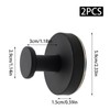Yinluluna 2Pcs Suction Cup Hooks for Shower Wall, Loofah and
